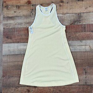 TNA Bedford Women's Tank Top Dress in Butter Yellow -M